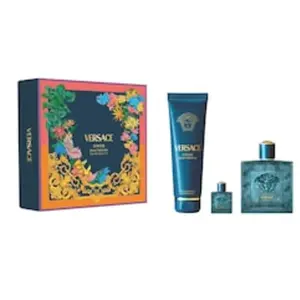 Versace Eros Pour Homme Giftset edt 5ml + 100ml + Showergel 150ml pas cher
