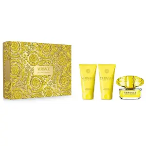 Women's Perfume Set Versace Yellow Diamond 3 Pieces pas cher