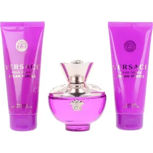 Versace Étui Dylan Violet 3 pcs pas cher