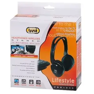Comparateur de prix : TREVI FRS 1240 Casque sans fil pour TV - InfraRouge - Noir