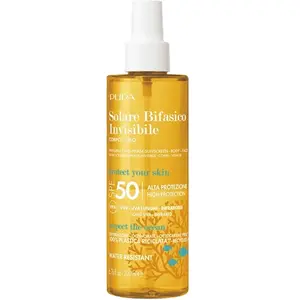 Soin Solaire Biphase Invisible SPF50 - Corps et Visage -200ml PUPA pas cher