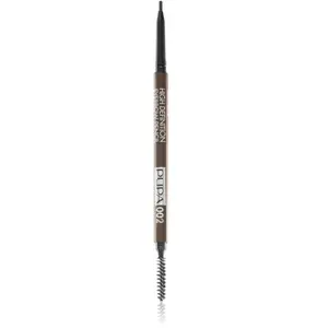 Pupa - High Definition Eyebrow Pencil - 002 Brown pas cher