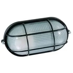 Plafonnier aluminium Blinky bk-plo ovale noire pas cher