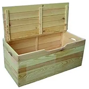 Blinky - 7971710 - Coffre en bois tulipier avec couvercle pas cher