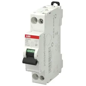 Disjoncteur ABB - vis - U+N 230V~ 25A - 3kA - courbe CVendu pargalaxus