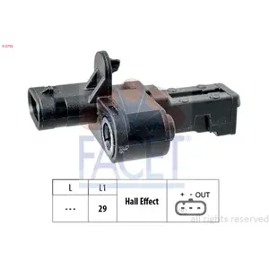 FACET Capteur de régime moteur pour PEUGEOT: 207, Partner, 208, 3008, ... pas cher