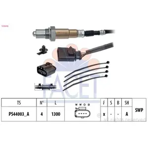 FACET Sonde lambda pour AUDI: TT, A3, A6, S3, A4, R8, RS6, Q7 & VOLKSW... pas cher