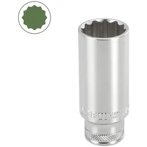 FERVI Cle a douille polygonale longue 18 mm 1/2 pas cher