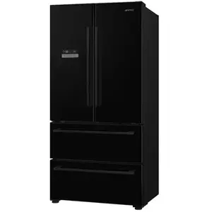 SMEG FQ55FNDE - Amerikaanse koelkast - No Frost - Zwart