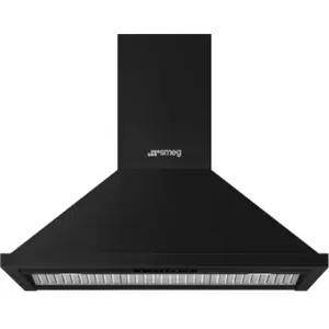 Hotte décorative murale SMEG KPF94MB pas cher