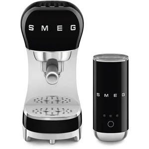 Smeg Machine à expresso 15 bars noir - ECF12BLEU pas cher