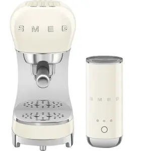 SMEG ECF12CREU Crème + Mousseur à Lait ECF12CREU