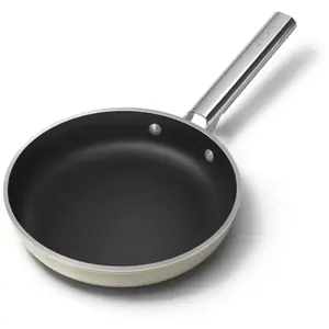 SMEG FPF2402CRM Koekenpan - 24 cm - Jaren 50 - Crème