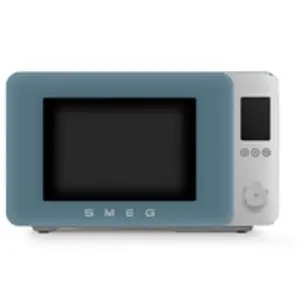 Smeg MOC02SBMEU, Micro-ondes, Bleu, Gris