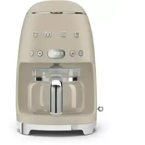 Cafetière à filtre Smeg DCF02MLMEU 1050 W Beige Lin Mat pas cher