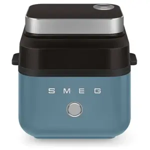 Smeg - Friteuse Sans Huile  Air Fryer Double Saveur Collezione Bleu