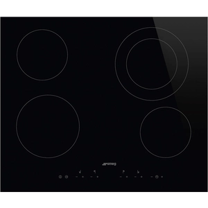 Smeg Universal SE364ETD kookplaat Zwart Ingebouwd 60 cm Keramisch 4 zone(s) pas cher