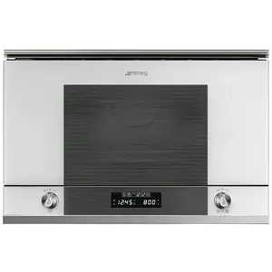 Micro-ondes encastrable 22l 850w blanc - MP122B1 - SMEG pas cher
