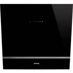 Smeg Hotte Cheminée coudée Smeg KV26N - Noir pas cher