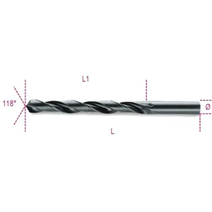 Beta 004100389-410As 11/32-Broches courtes acier Hss Cili. pas cher