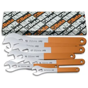 Beta Utensili Ensemble De Clés Plates à Extrémité Ouverte 13-19 Mm 7 Unités pas cher