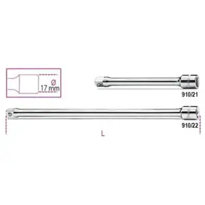 Comparateur de prix : Beta BETA Rallonge - 910/21 & 910/22 - x 1 - 250 mm - 3/8'' - 3/8'' - ...