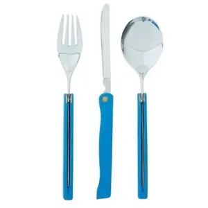 Ferrino couverts de camping pliables 3 pièces pas cher