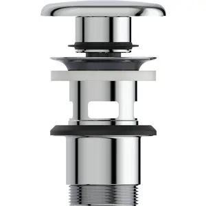 Soupape d'ouverture standard Strada II - IDEAL STANDARD - Bonde de lavabo petite modèle équerre - Chrome pas cher