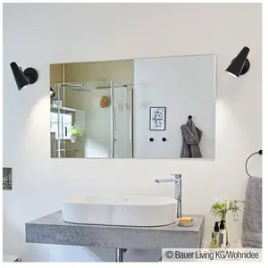 Ideal Standard Miroir de salle de bain mural sans cadre 120 cm pas cher