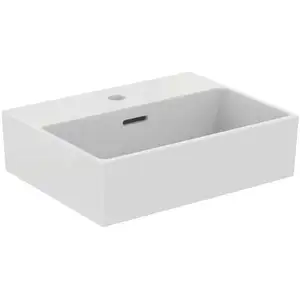 Ideal Standard Extra - Opzetfontein 45x35 cm, met overloop, met kraangat, wit T391701 pas cher