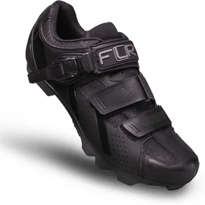 Chaussure vtt flr elite f65 t40 noir 2 bandes auto agrippantes + clic (pr) pas cher