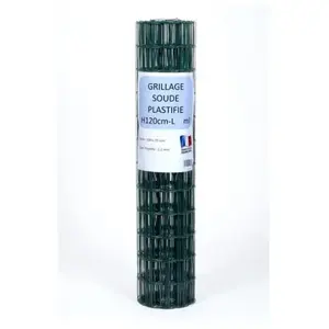 Grillage vert 100 x 75 cm H. 1.20 m L. 25 mVendu parcdiscount