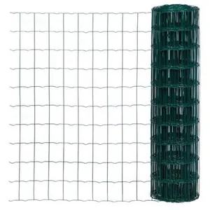 Grillage vert, maille 100 x 50 mm, diam. 1.2 mm, H. 1.80 x L. 25 mVendu parcdiscount
