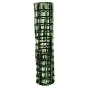 Grillage rouleau soudé vert, H.1 x l.20 m, maille 100X100Vendu parcdiscount
