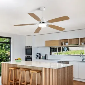 TANANT Ventilateur de plafond 132 cm avec LED 18W dimmable 3 couleurs ... pas cher