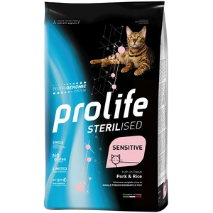 zodiaco Prolife Cat Stérilisé Porc et Riz 7kg pas cher