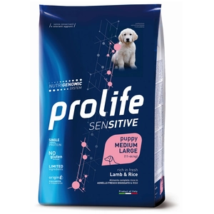 10kg Agneau et riz chiot sensible moyen/grand Prolife nourriture pour chiot pas cher