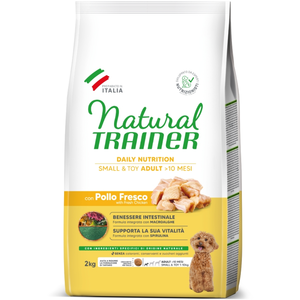 Natural Trainer Adult Small & Toy poulet pour chien - 2 kg pas cher