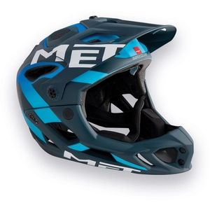Comparateur de prix : Casque de vélo MET Parachute noir-bleu Taille L (59-62cm)