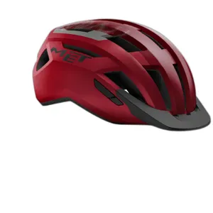 Casque Vélo Urbain Met Allroad - Red Black / Matt - S