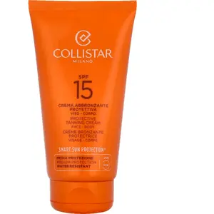 Collistar Protective Tanning Cream Zonnebrandcrème - SPF 15 - Voor gezicht en lichaam - 150 ml pas cher