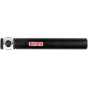 Mini-pompe pour vélo Barbieri Nano - Gris/Rouge - Ultra légère et compacte pas cher