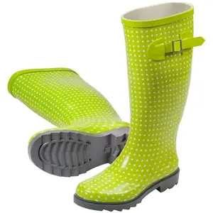 Bottes en caoutchouc 39 couleur jaune - Stocker pas cher