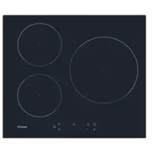 Plaque de cuisson induction -CANDY - 3 foyers - L 56 x P 49 cm - CI633... pas cher