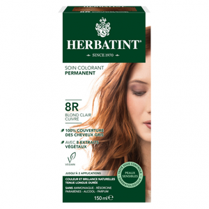 Herbatint - Coloration végétale 8R blond clair cuivré pas cher