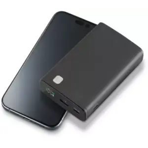 Cellularline CELLULAIRE L& CLL PB DISPLAY 20000 BK (20000 mAh, 20 W, 77 Wh), Chargeur de secours, Noir pas cher