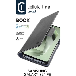 Cellularline Cover Book Samsung S24fe Noir (book3gals24fek) pas cher