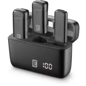 KIT CELLULARLINE Kit 2 micros + recepteur pour vlog inter pas cher