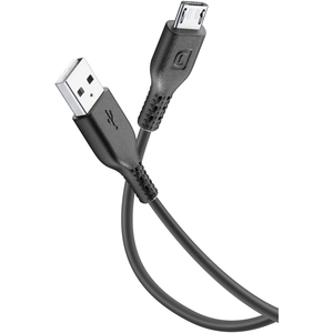 Cellularline Câble USB - CELLULAR LINE - Micro-USB Type B - 2 m - USB 2.0 - Noir pas cher