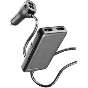 Comparateur de prix : Cellularline CBRUSB4FAMILY7AK oplader voor mobiele apparatuur Universeel Zwart Sigarettenaansteker Auto